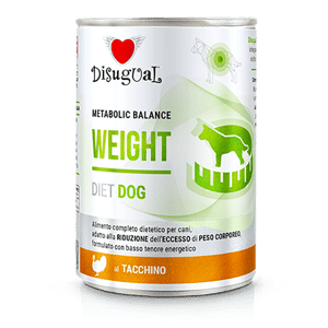 Disugual Disugual 意極鮮 處方糧 狗罐頭 控制體重配方 火雞 400g  | 意大利製造 400g  正面圖