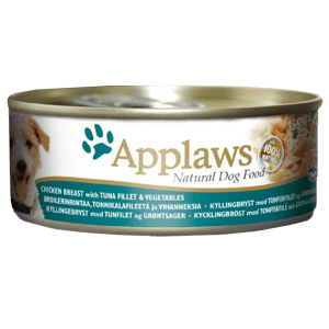 Applaws Applaws 狗罐頭 天然優質雞柳及吞拿魚及蔬菜 Chicken Breast with Tuna and Vegetables 156g 156g 正面圖