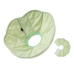 TOUCHDOG TOUCHDOG 伊麗莎白圈 馬卡龍色系列 抹茶色 XL 正面圖