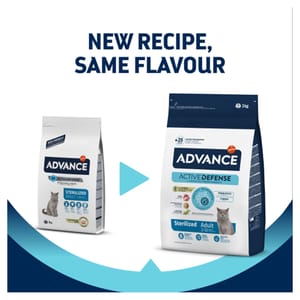 ADVANCE ADVANCE 絕育成貓糧 日常護理  3kg 3kg  正面圖