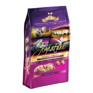 Zignature Zignature 狗糧 全犬種無穀物 超級配方 4lb 4lb 正面圖
