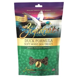 Zignature Zignature 香軟鮮肉狗小食 鴨肉 4OZ   正面圖