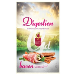 Greedy Greedy Dog 純天然狗小食 bacon 煙肉 80g 80g 正面圖