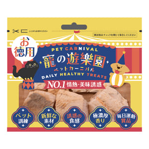 寵之遊樂園 寵之遊樂園 凍乾 貓零食 狗零食 大三文魚塊 60g 60g 正面圖