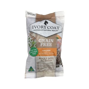 Ivory Ivory Coat 狗糧 無穀物成犬配方雞肉味 300g 300g  正面圖