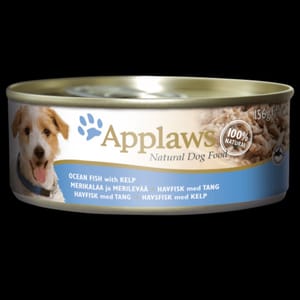 Applaws Applaws 狗罐頭 天然優質海魚及海帶 Ocean Fish with Kelp 156g 156g  正面圖