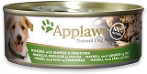 Applaws Applaws 狗罐頭 天然優質鯖魚及紫菜及甜玉米 156g 156g  正面圖