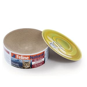 Feline Feline Natural 貓罐頭造型 貓抓板貓窩 直徑約40cm 1個 正面圖