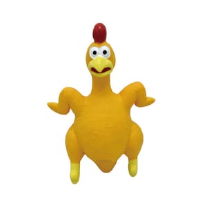 HelloDOG HelloDOG 狗玩具 玩具嚴選 乳膠磨牙耐咬發聲尖叫雞 正面圖