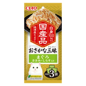 CIAO CIAO 貓零食 新產品 60g×3 60g 正面圖