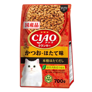 CIAO CIAO 貓糧 鰹魚及扇貝味 700g 700g 正面圖