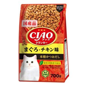 CIAO CIAO 貓糧 吞拿魚及雞肉味 700g 700g 正面圖