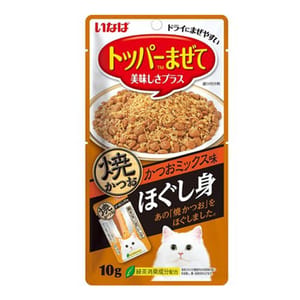 CIAO CIAO 貓零食 燒鰹系列 鰹魚混合味肉鬆 10g 10g 正面圖