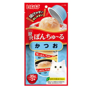 CIAO CIAO 貓零食 果凍啫哩杯 鰹魚味 35g×2個 35g 正面圖