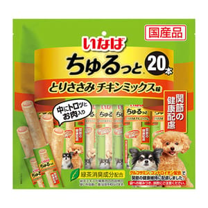 CIAO CIAO 狗零食 關節健康夾心卷 嫩雞軟骨味 20本   正面圖