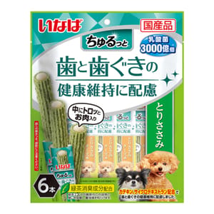 CIAO CIAO 狗零食 3000億乳酸菌夾心卷 牙齒健康配方 雞肉味 6本   正面圖