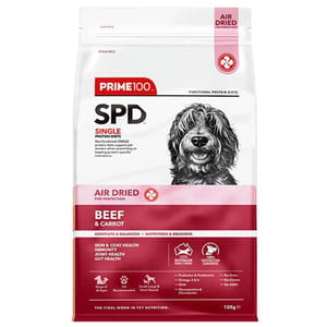 PRIME100 PRIME100 Air Dried 狗糧 成犬糧 牛肉併紅蘿蔔 120g 120g  正面圖
