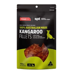 PRIME100 PRIME100 狗零食 澳洲純袋鼠肉 100g 100g  正面圖