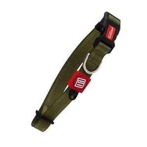 GiGwi GiGwi Lead Classic Line 寵物頸圈 墨綠 XL 正面圖