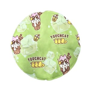 TOUCHDOG TOUCHDOG 圓型冰涼墊 綠色 47x47cm 正面圖