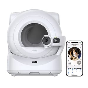 PETKIT PETKIT PUROBOT ULTRA AI智能全⾃動貓砂盆 貓廁所 白色 正面圖