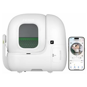 PETKIT PETKIT PUROBOT MAX PRO AI智能全⾃動貓砂盆 貓廁所 白色   正面圖
