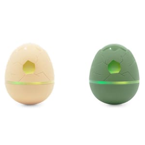 Cheerble Cheerble Wicked Egg互動寵物蛋玩具 杏色/橄欖綠色   正面圖