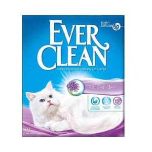 Ever Ever Clean 美國 礦物貓砂 藍鑽 特強結塊貓砂 薰衣草香 10L 10L  正面圖