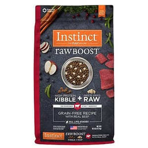 Instinct Instinct 狗糧 無穀物生肉系列 牛肉 10lb 10lb  正面圖