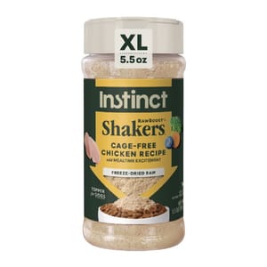 Instinct Instinct 本能 生肉shake shake粉 雞肉配方  5.5oz 5oz 犬用 正面圖