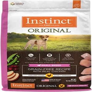 Instinct Instinct 狗糧 無穀物 小型犬 雞肉配方 11lb 11lb 正面圖