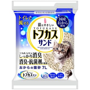 日本爽快7 日本爽快7 豆腐貓砂 長條型 7L 7L 正面圖