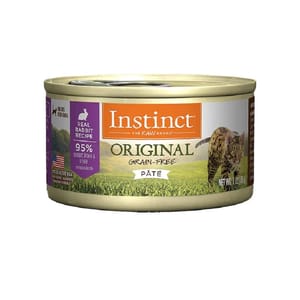 Instinct Instinct 貓罐頭 無穀物兔肉配方 3oz 3oz 正面圖