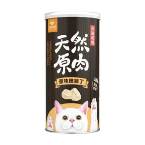汪喵星球 汪喵星球 凍乾 DogCatStar 冷凍乾燥原肉貓零食 罐裝原味嫩雞丁60g 60g 正面圖
