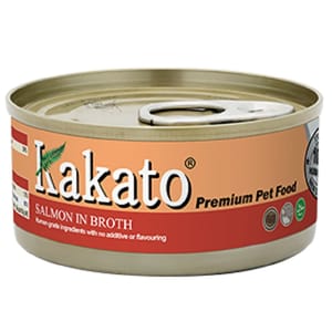 Kakato Kakato 罐頭 貓狗罐頭 三文魚及魚湯 70g 70g  正面圖