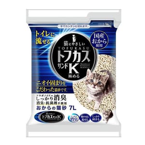 日本爽快K 日本爽快K 豆腐貓砂 長條型 7L 7L  正面圖