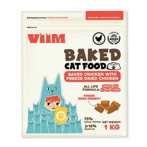 VIIM VIIM 貓糧 烘焙雞+凍乾雞肉 1kg 1kg 正面圖