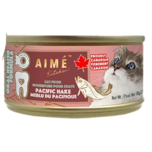 AIME AIME Kitchen 貓罐頭 口腔強健系列 太平洋鱈魚鮮肉罐 100g 100g  正面圖