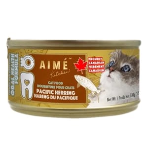 AIME AIME Kitchen 貓罐頭 口腔強健系列 太平洋鯡魚鮮肉罐 100g 100g  正面圖