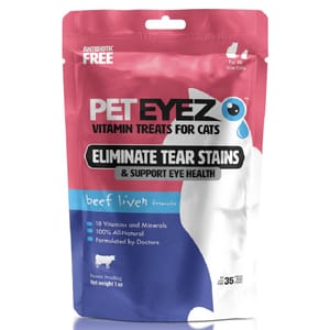 Pet Pet Eyez 貓用小食 減淚痕保健凍乾肉 牛肝味 1oz 1oz 貓用 正面圖