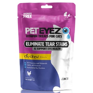 Pet Pet Eyez 貓用小食 減淚痕保健凍乾肉 鮮雞味 1oz 1oz 貓用 正面圖