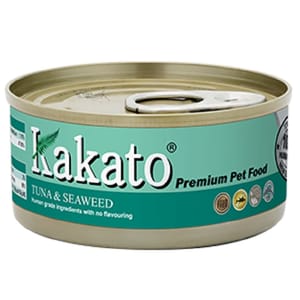 Kakato Kakato 罐頭 貓狗罐頭 吞拿魚及紫菜 70g 70g 正面圖
