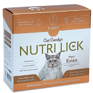 Furvit Furvit Nutri Lick 功能性唧唧醬全貓小食 大西洋三文魚 5g X 40 5g  正面圖