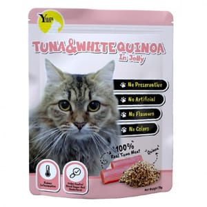 YUMYUM YUMYUM 主食貓濕包 Tuna & White Quinoa in Jelly 吞拿魚+藜麥 70g 70g 正面圖