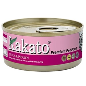 Kakato Kakato 罐頭 貓狗罐頭 吞拿魚及蝦 Tuna with Prawn 70g 70g 正面圖