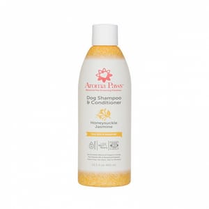 Aroma Aroma Paws 超效去屑止癢洗護二合一 金銀花茉莉香薰洗毛護毛素 1Gal  犬用 正面圖