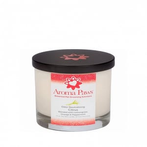 Aroma Aroma Paws 天然大豆除味香薰蠟燭 柑橘 12oz 12oz  正面圖