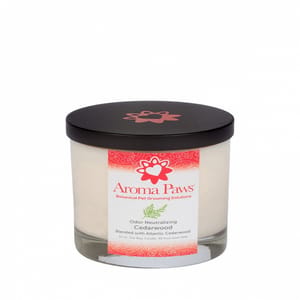 Aroma Aroma Paws 天然大豆除味香薰蠟燭 雪松木 12oz 12oz  正面圖