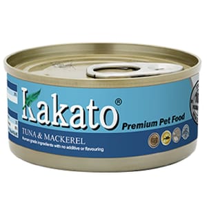Kakato Kakato 罐頭 貓狗罐頭 吞拿魚及鯖花魚 70g 70g  正面圖