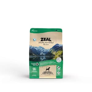 ZEAL ZEAL 狗糧 風乾無穀物鮮肉糧系列 風乾雞肉+王帝三文魚 320g 320g  正面圖